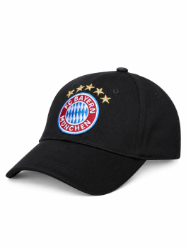 FC Bayern München Baseballcap Logo Classic Schwarz